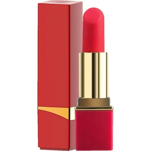 Trend Mağazam Trendmagazam Lipstick Red Usb Şarjlı 10 Mod Ruj Vibratör