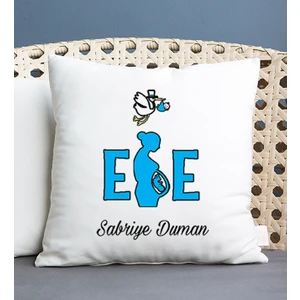 Hediye Dükkanı Kişiye Özel  Ebe Kare Yastık