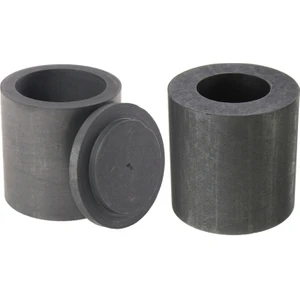 Guangdong Spirit Adet Döküm Kalıbı: 1 Adet Saf Grafit Pota Eritme Aurum Galaktik Bakır Metal 30X30MM & 1 Adet Yüksek Saflıkta Grafit Eritme Pota Kapaklı Döküm 40X40MM