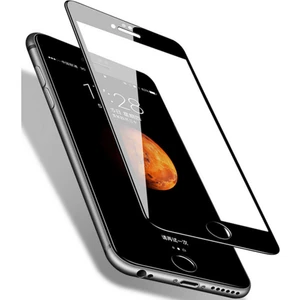 ZORE Apple iPhone 7  3D Latte Cam Ekran Koruyucu Renk Siyah