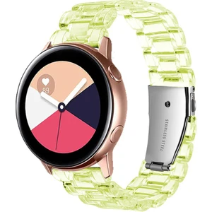 Samsung Galaxy Watch Gear S2 Kordon 20MM Şeffaf Baklalı Kordon
