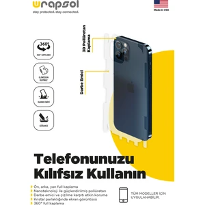 Apple iPhone 13 Pro Max Arka Koruyucu Poliüretan Film 1+1