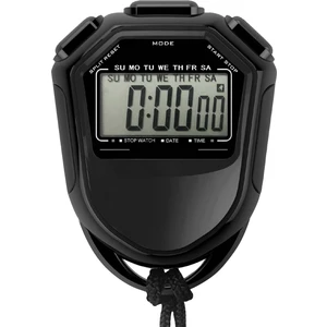 Su Geçirmez Kronometre Dijital El LCD Zamanlayıcı Kronograf (Yurt Dışından)