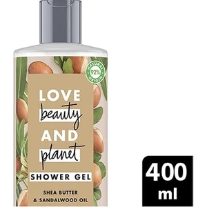 Love Beauty and Planet Shea Yağı ve Sandal Duş Jeli 400 ml Doğal İçeriklerle Zenginleştirilmiş