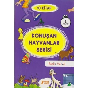 Yuva Yayınları 1.sınıf Konuşan Hayvanlar-( 10 Kitap Renkli Heceli )