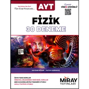 Miray Yayınları AYT Fizik Deneme (30 Deneme)