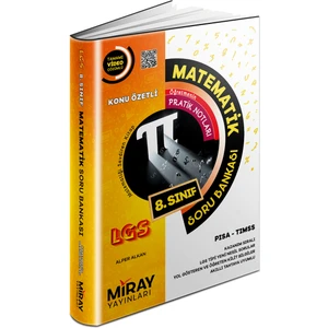 Miray Yayınları 8. Sınıf LGS Matematik Konu Özetli Soru Bankası