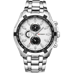 Curren 8023 Erkekler Paslanmaz Çelik Analog Spor Kuvars Izle (Yurt Dışından)