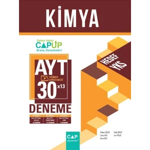 Çap Yayınları AYT Kimya 30 x 13 Up Deneme