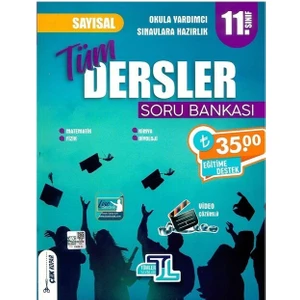 Tümler Yayınları 11. Sınıf Tüm Dersler Sayısal Soru Bankası