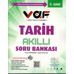Vaf Yayınları 9. Sınıf Tarih Akıllı Soru Bankası