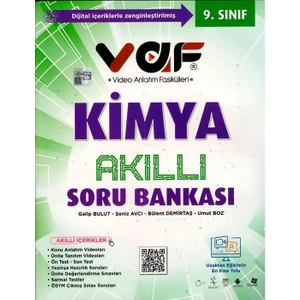 Vaf Yayınları 9. Sınıf Kimya Akıllı Soru Bankası