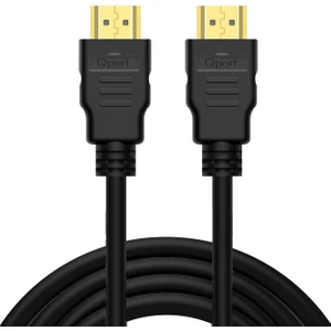 Q-HDMI32 Altın Uçlu 3 Metre 4K Hdmı2.0 Kablo
