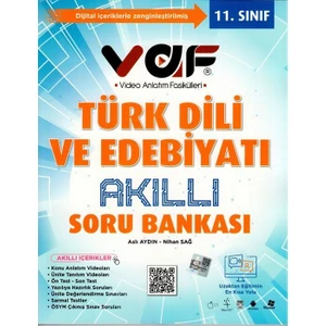 Vaf Yayınları 11. Sınıf Türk Dili ve Edebiyatı Akıllı Soru Bankası