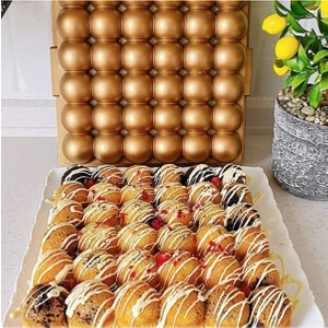 Mihman Home Döküm Bubble Gold Atom Kek Kalıbı