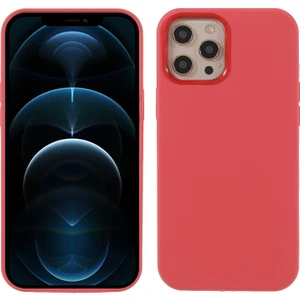 Apple Iphone 12 Pro Max 6.7 Inç Uyumlu Yumuşak Silikon Telefon Kılıfı - Kırmızı