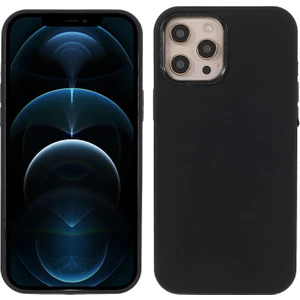 Apple Iphone 12 Pro Max 6.7 Inç Uyumlu Yumuşak Silikon Telefon Kılıfı - Siyah