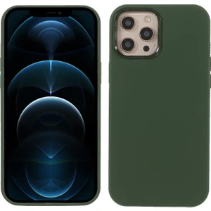 Apple Iphone 12 Pro Max 6.7 Inç Uyumlu Yumuşak Silikon Telefon Kılıfı - Ordu Yeşil