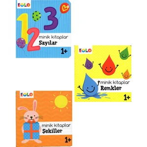 +1 Yaş Minik Kitaplar 3’lü Set