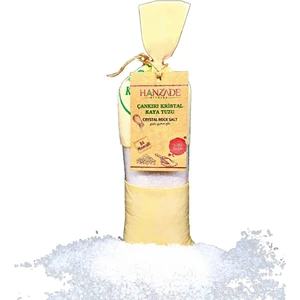 Hanzade Bitkisel 84 Mineralli Çankırı Kristal Tane Kaya Tuzu Bez Torba 1 kg