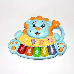 Piccolo Mondi Aslan Figürlü Tuşlu Müzikli Oyuncağım Turkuaz