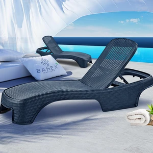 Brezza Royal Rattan Şezlong 2 Adet 2536 Lüx Havuz & Plaj Şezlongu 3 Kademeli Katlanır