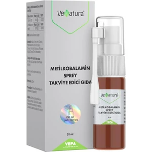 Metilkobalamin Sprey Takviye Edici Gıda 20 ml