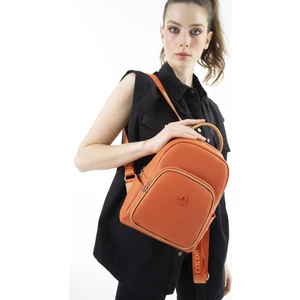 Benetton Kadın Sırt Çantası Turuncu-A.camel BNT615