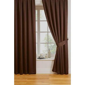 Blackout Fon Perde Karartma Perdesi Kahverengi