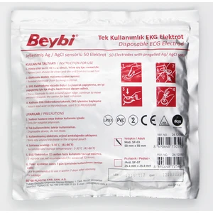 Ekg Elektrot Yetişkin 50MMX55MM 1 Paket 50 Adet