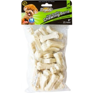 202699-DOGLIFE Press Kemik Beyaz 9-10 gr 25 Adet