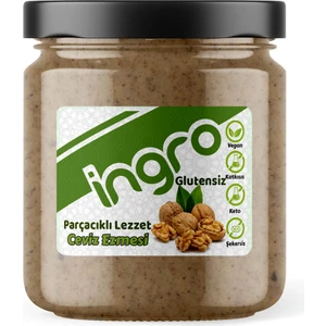 Ingro Glutensiz Ceviz Ezmesi (Parçacıklı Lezzet) 380 G