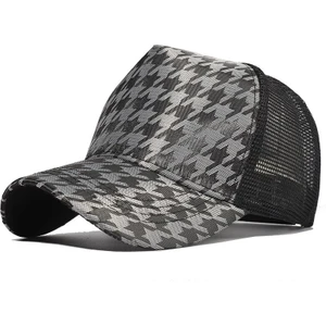 Moda Beyzbol Şapkası Kadın Yaz Nefes Örgü Şapka Erkekler Açık Kamyon Şoförü Eş (Yurt Dışından)