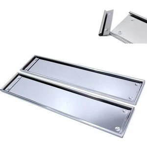 Krom Plakalık Nikelajlı Paslanmaz Plakalık Metal 2'li Plakalık