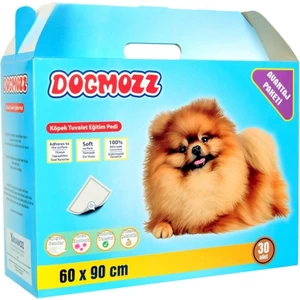 Yapışkan Bantlı Premium Köpek Tuvalet Çiş Eğitim Pedi 60 x 90 cm 30'lu