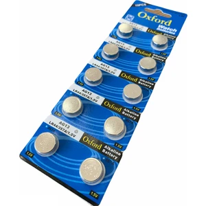 Ata Elektronik Lazer Pili 1 Kart 10 Adet 10LU AG13 - LR44 - SR44 - A76 1.5V Alkalin Pil Oxford