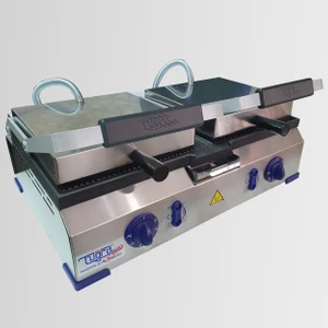 TE-7750 Çift Baskılı 8+8 Dilim Döküm Elektrikli Eko Tost Makinası
