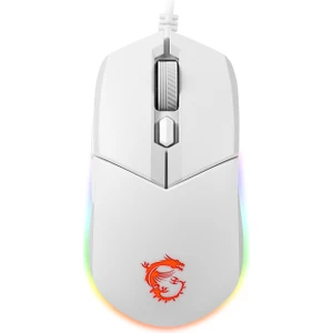 Msi Gg Clutch GM11 White Gaming Mouse 5.000 Dpi Optik Rgb LED Oyuncu Faresi Beyaz