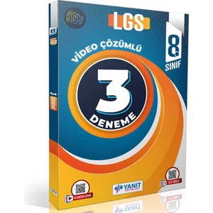 Yanıt Yayınları  LGS 3 Fasikül Deneme Video Çözümlü