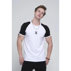 Linus Slim Fit Likralı Kol ve Omuz Şeritli Erkek Tshirt