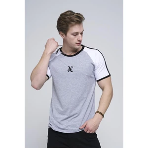 Linus Slim Fit Likralı Kol ve Omuz Şeritli Erkek Tshirt