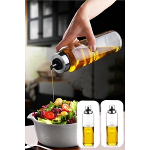 KRD Home Damlatmaz Borosilikat Cam Yağlık 500 ml