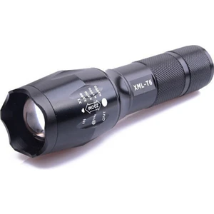 Guangdong Spirit 10000 Lümen Odaklama LED Yakınlaştırma El Feneri Kamp Lambası Beyaz Işık Tüpü Teleskopik Odaklama Dış Mekan El Feneri (Yurt Dışından)