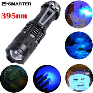 Guangdong Spirit Uv Ultra Violet LED El Feneri Blacklight Işık 395 Nm Muayene Lambası Torch (Yurt Dışından)
