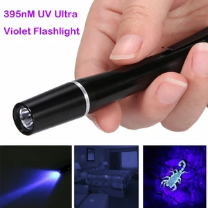 Guangdong Spirit Uv Ultra Violet LED El Feneri 395NM Kalem Işığı LED El Feneri Mor Muayene (Yurt Dışından)