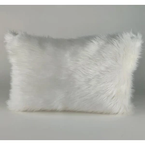 Yılmaz Home Peluş Dikdörtgen Kırlent Kılıfı - Beyaz