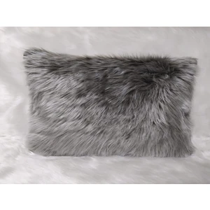 Yılmaz Home Peluş Dikdörtgen Kırlent Kılıfı - Açık Gri