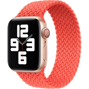 Apple Watch 7/8/9 41mm Kordon Medium Örgü Solo Loop Kordon 32