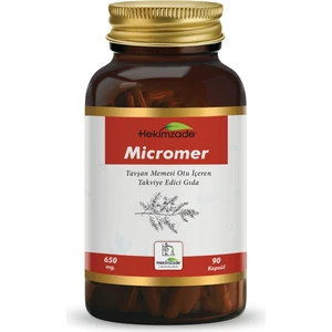 Micromer 90 Kapsül 650MG - Tavşan Memesi Otu İçeren Takviye Edici Gıda
