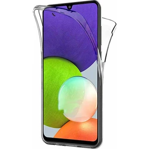 Samsung Galaxy M22 360 Kılıf Şeffaf Ön Arka Korumalı Silikon